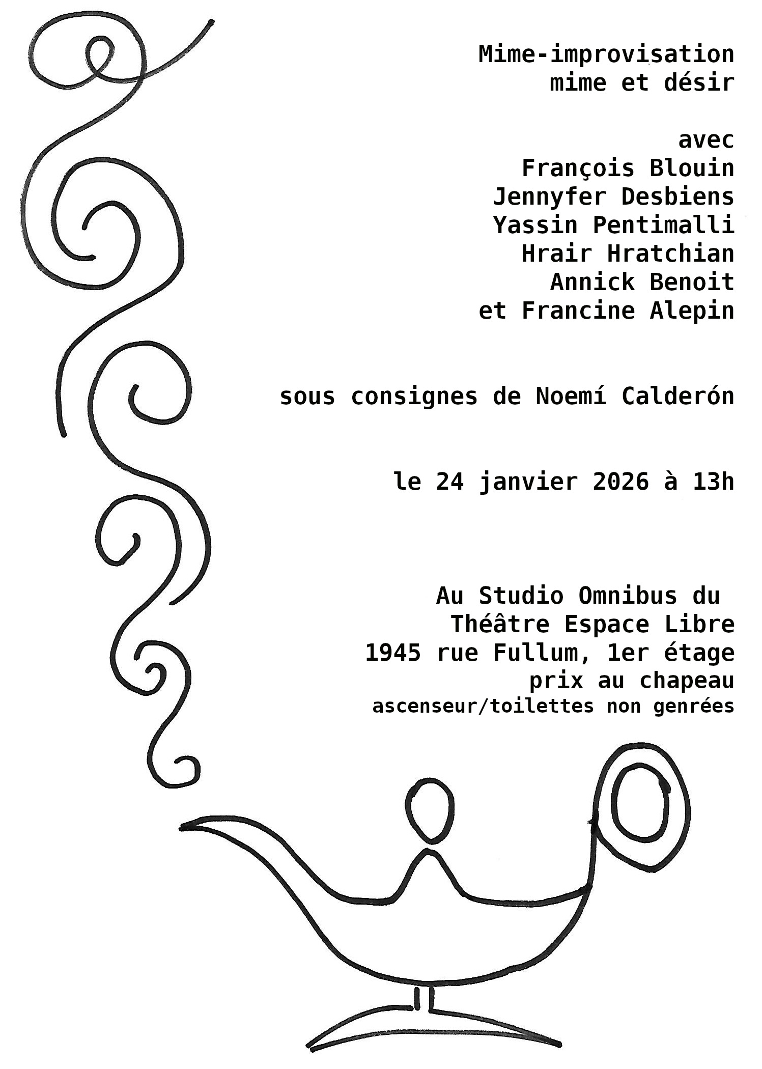 Affiche 24 Janvier